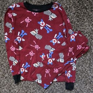 Piggy PJs Long Sleeve & Pants Set Boys Size 7/8 NWOT